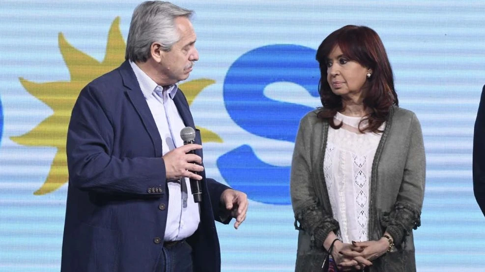 Alberto Fernández y Cristina Kirchner.