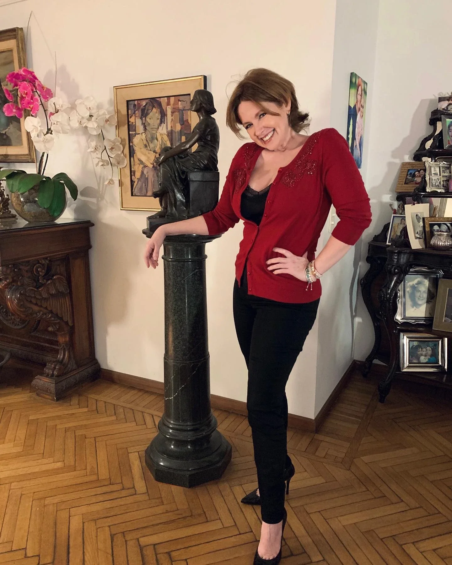 Andrea del Boca in her house