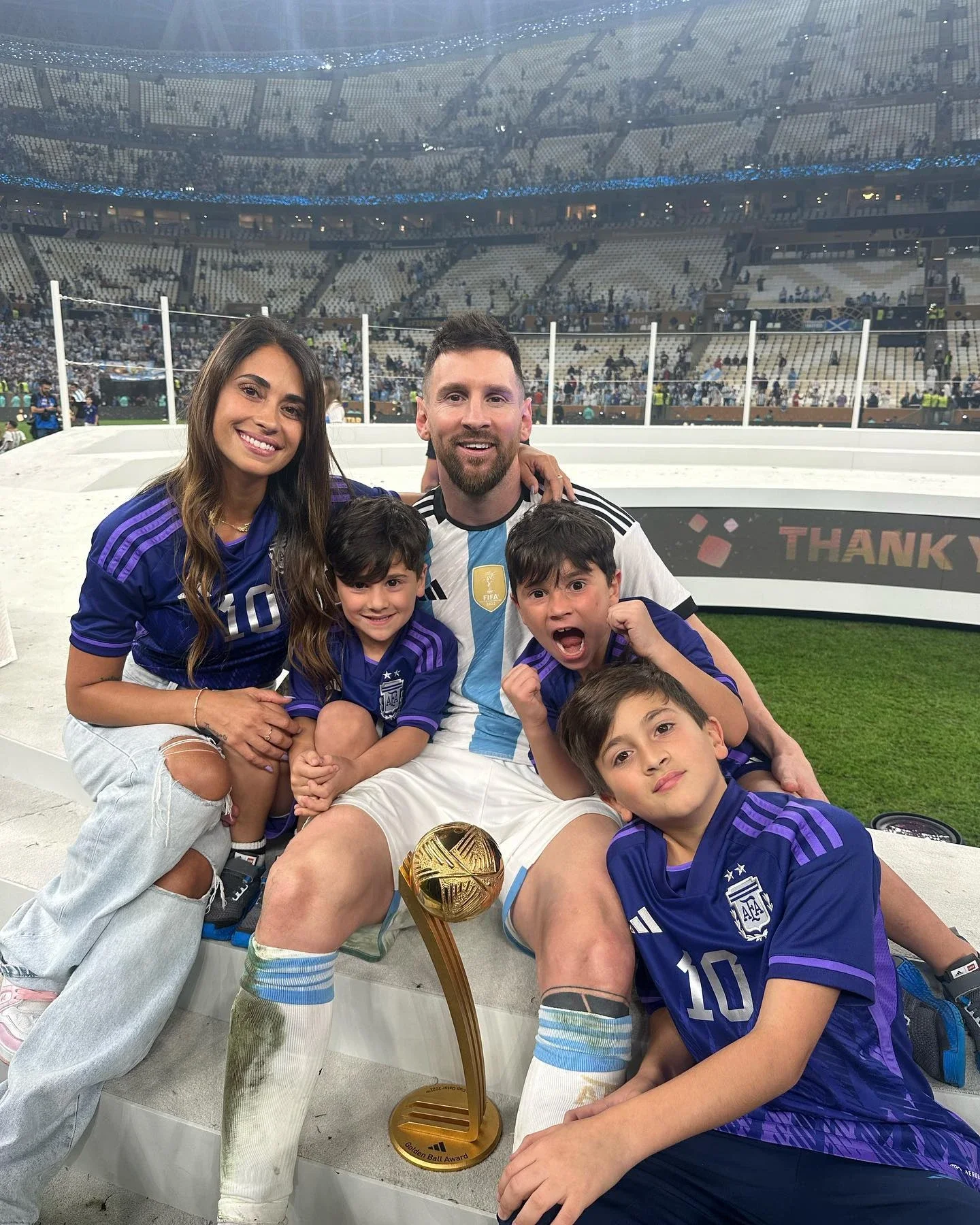 Lionel Messi y Antonela Roccuzzo