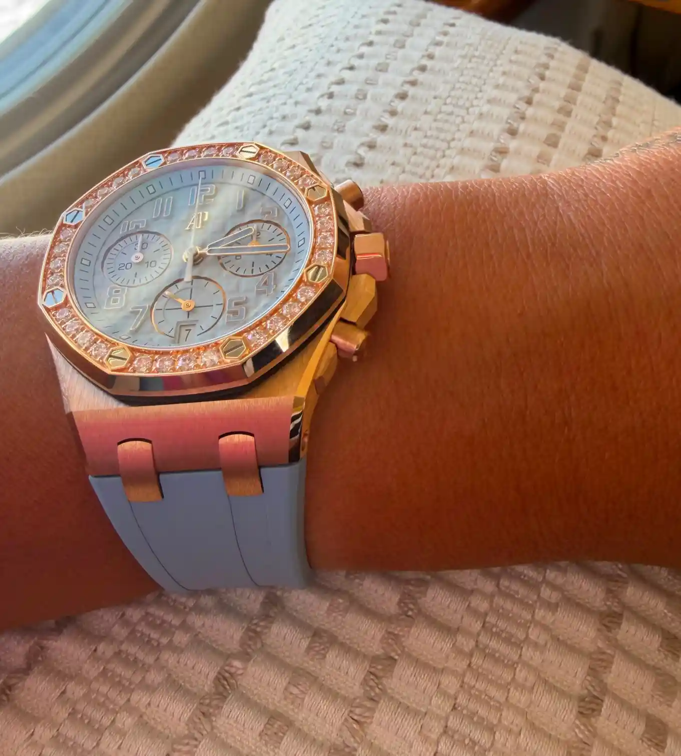 El reloj elegido por Anto Roccuzzo para alentar a la Selección