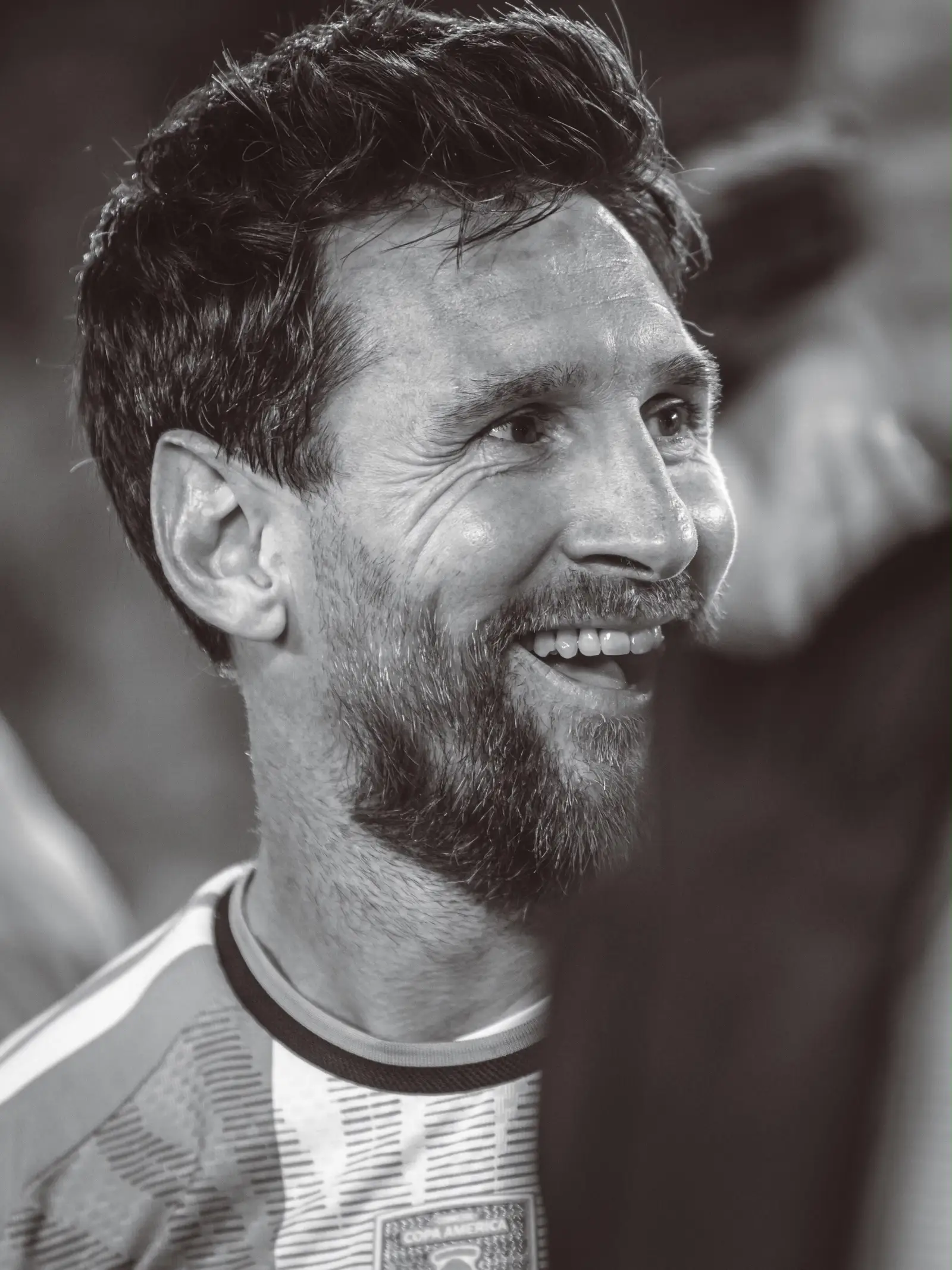 La sonrisa de Messi tras ganar su último partido con la camiseta