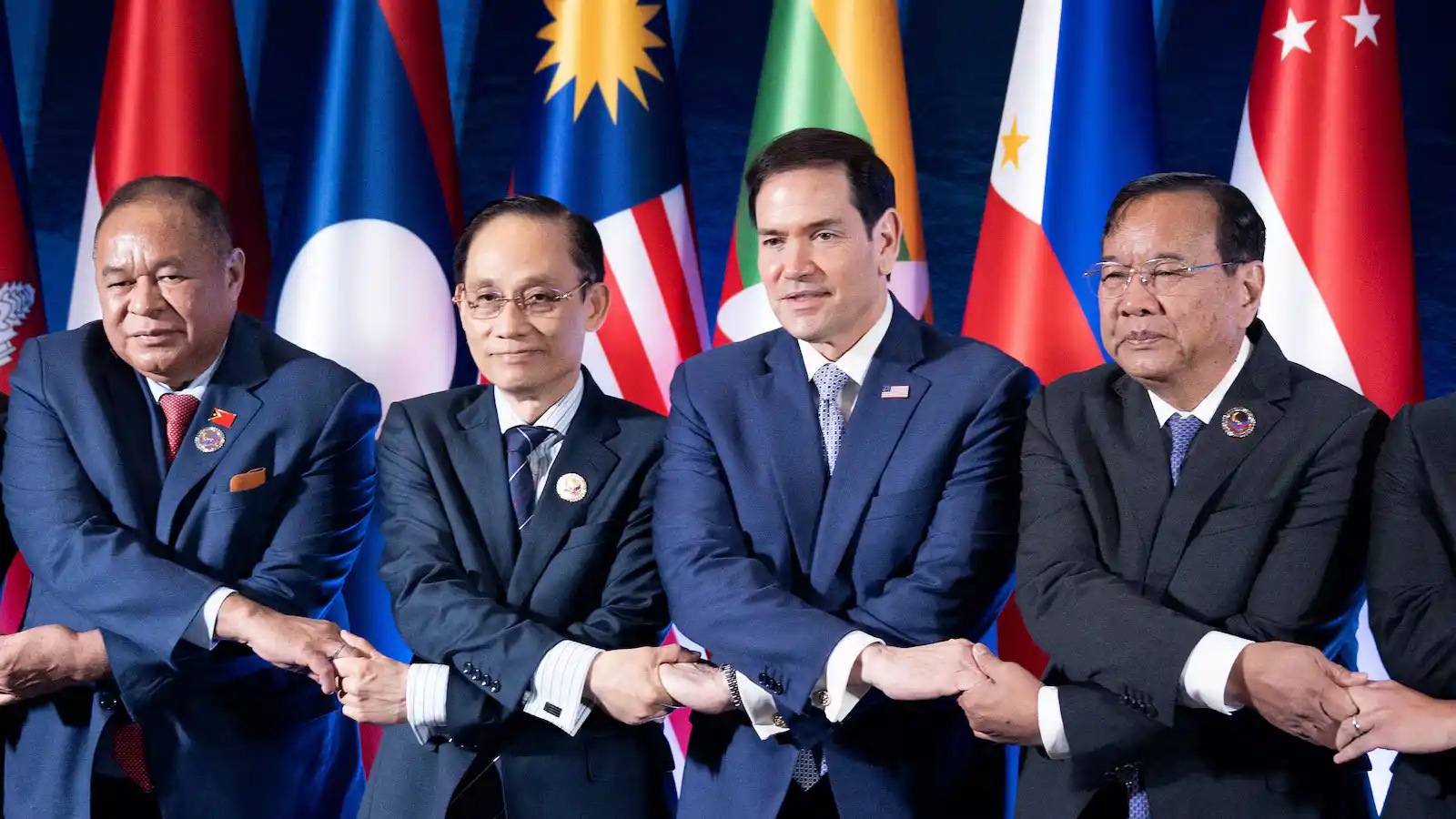 Rubio is on a diplomatic tour of Asia