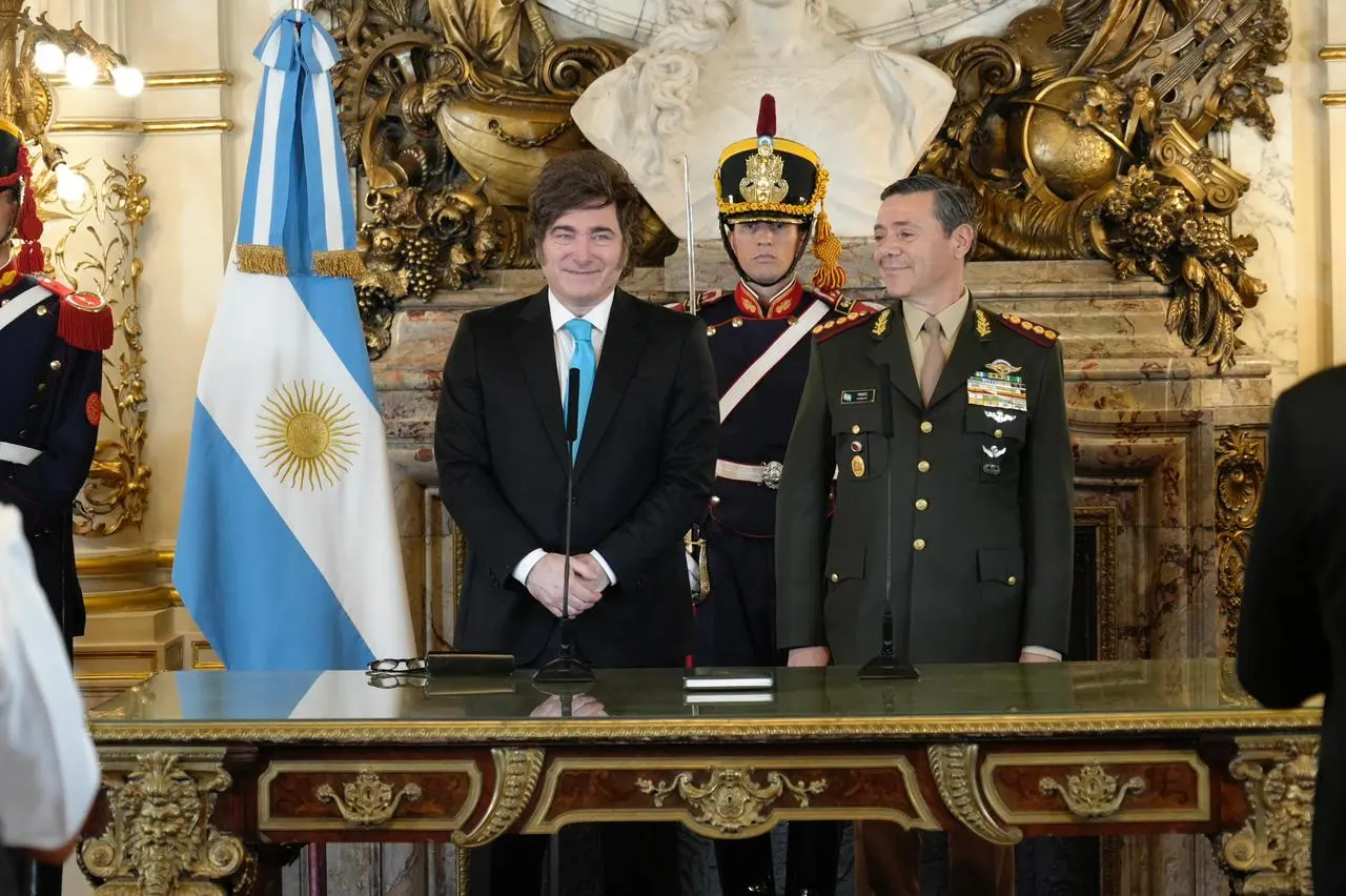 Javier Milei and Carlos Presti