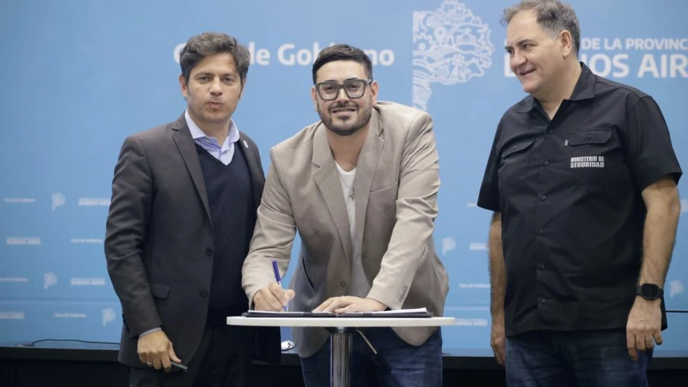 Matías Nebot y Axel Kicillof.