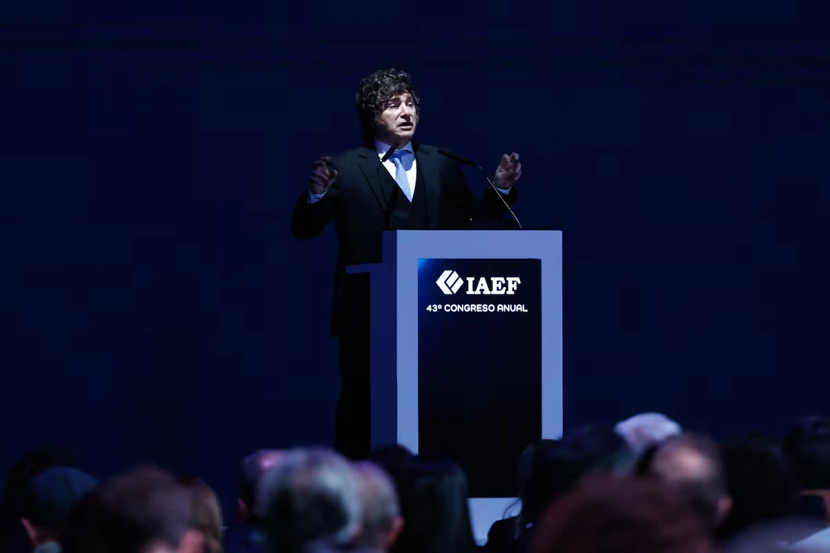 EN VIVO: Javier Milei habla en el Instituto Argentino de Ejecutivos de Finanzas