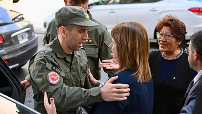Nahuel Gallo and Patricia Bullrich