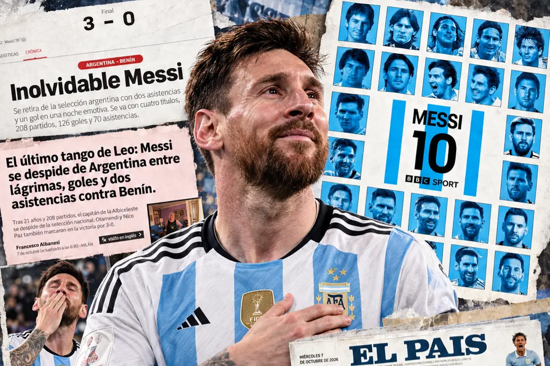 La reacción de los medios del mundo a la despedida de Lionel Messi de la Selección Argentita