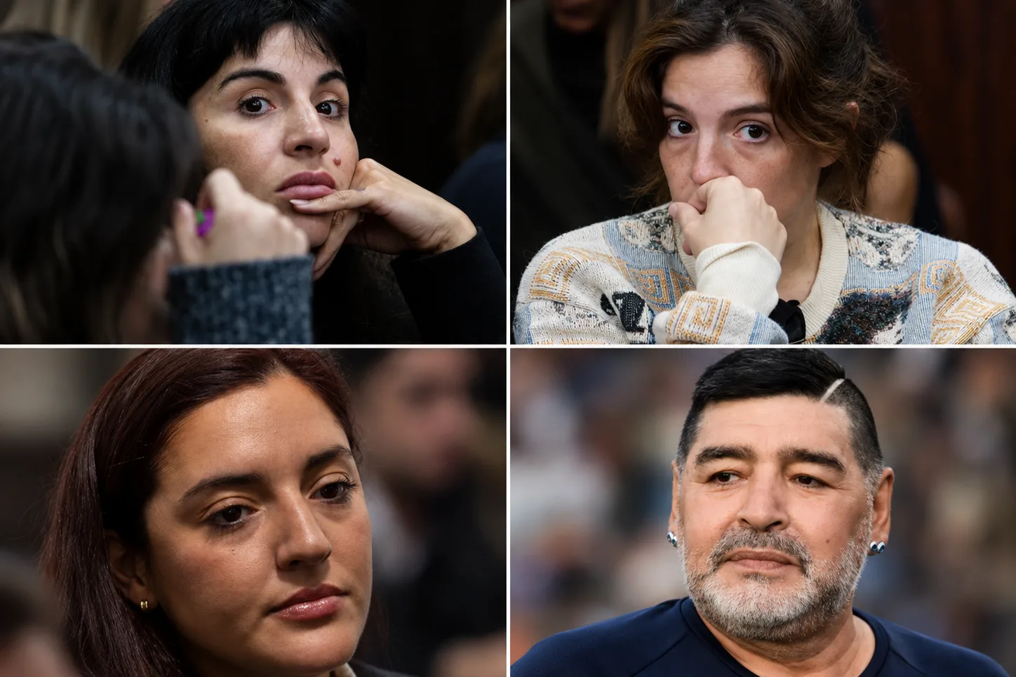 Dalma y Gianinna explotaron contra Jana tras un pedido de absolución en el juicio por la muerte de Diego Maradona
