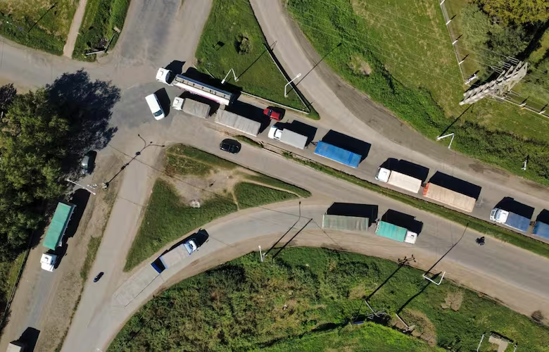 El ingreso de camiones con soja llegó a duplicarse.