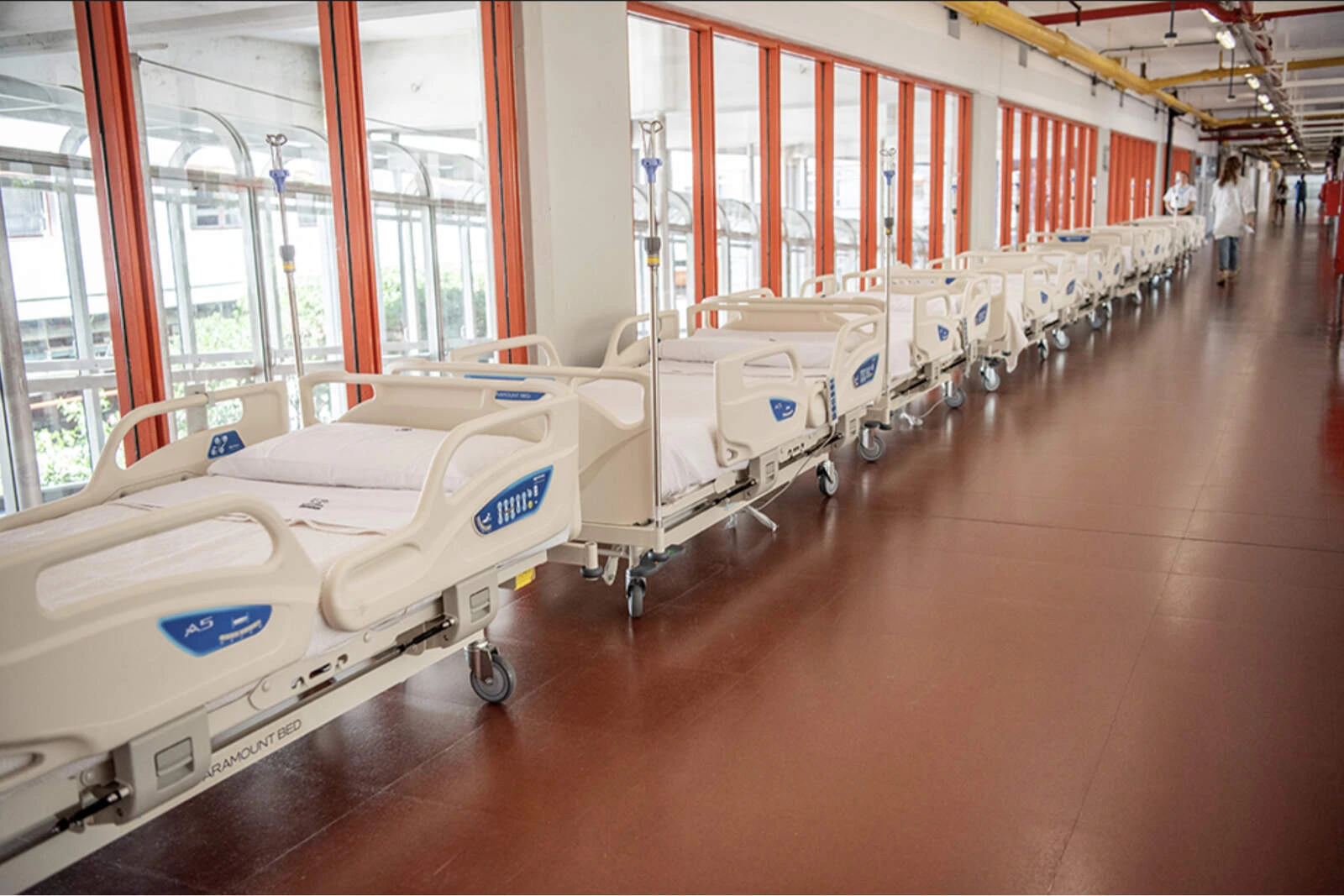 Algunas de las camas adquiridas.