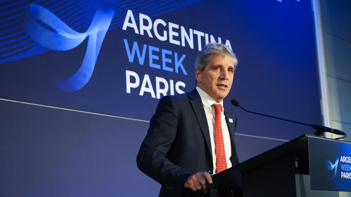 El ministro Luis "Toto" Caputo.