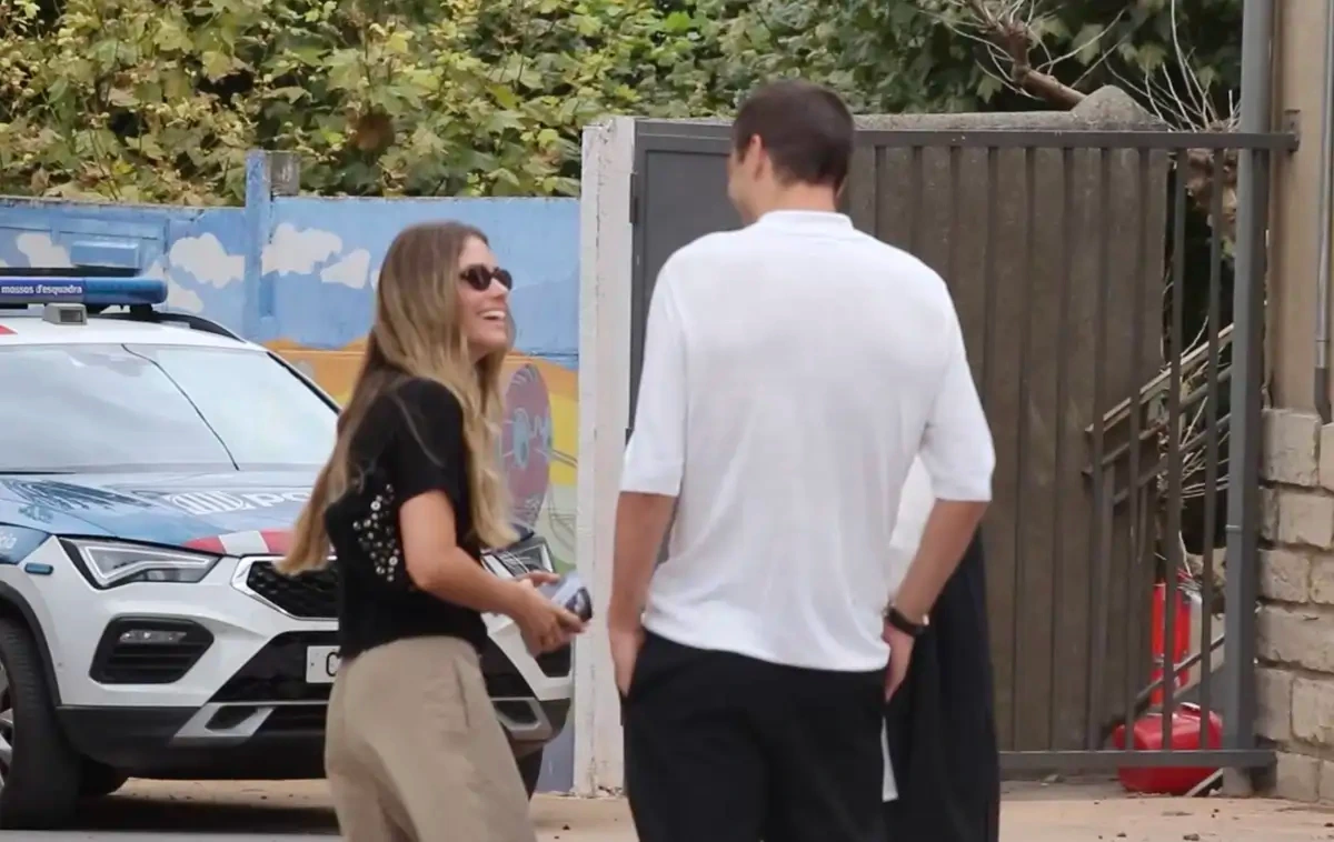 Gerard Piqué was accompanied by Clara Chía to the funeral