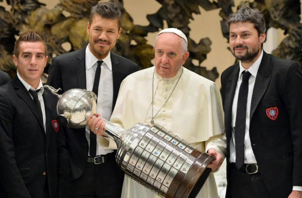 Pope Francis received figures from San Lorenzo on several occasions, including the championship team of the 2014 Copa Libertadores