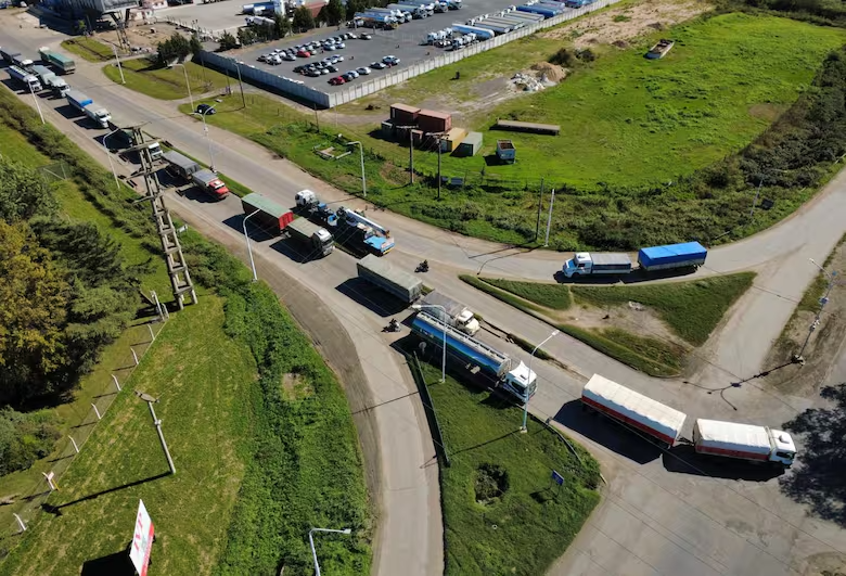 Las rutas llegan a congestionarse.