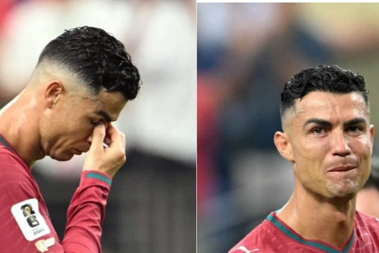 Con la eliminación de Portugal, Cristiano Ronaldo se quebró ante los hinchas