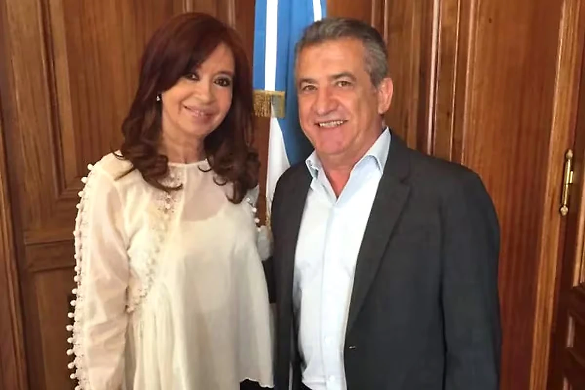 Sergio Urribarri y Cristina Kirchner.