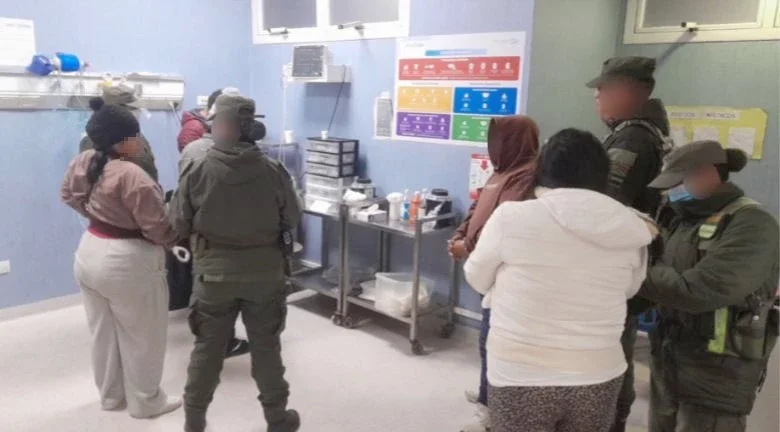The detained Bolivians.