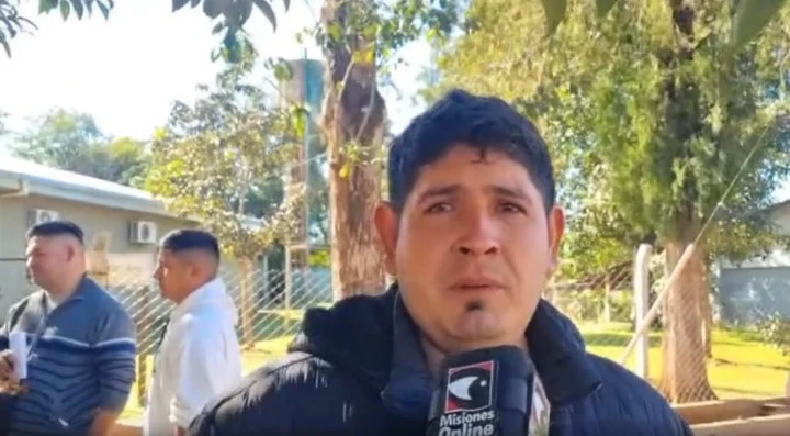 Manuel Vázquez, padre del niño.
