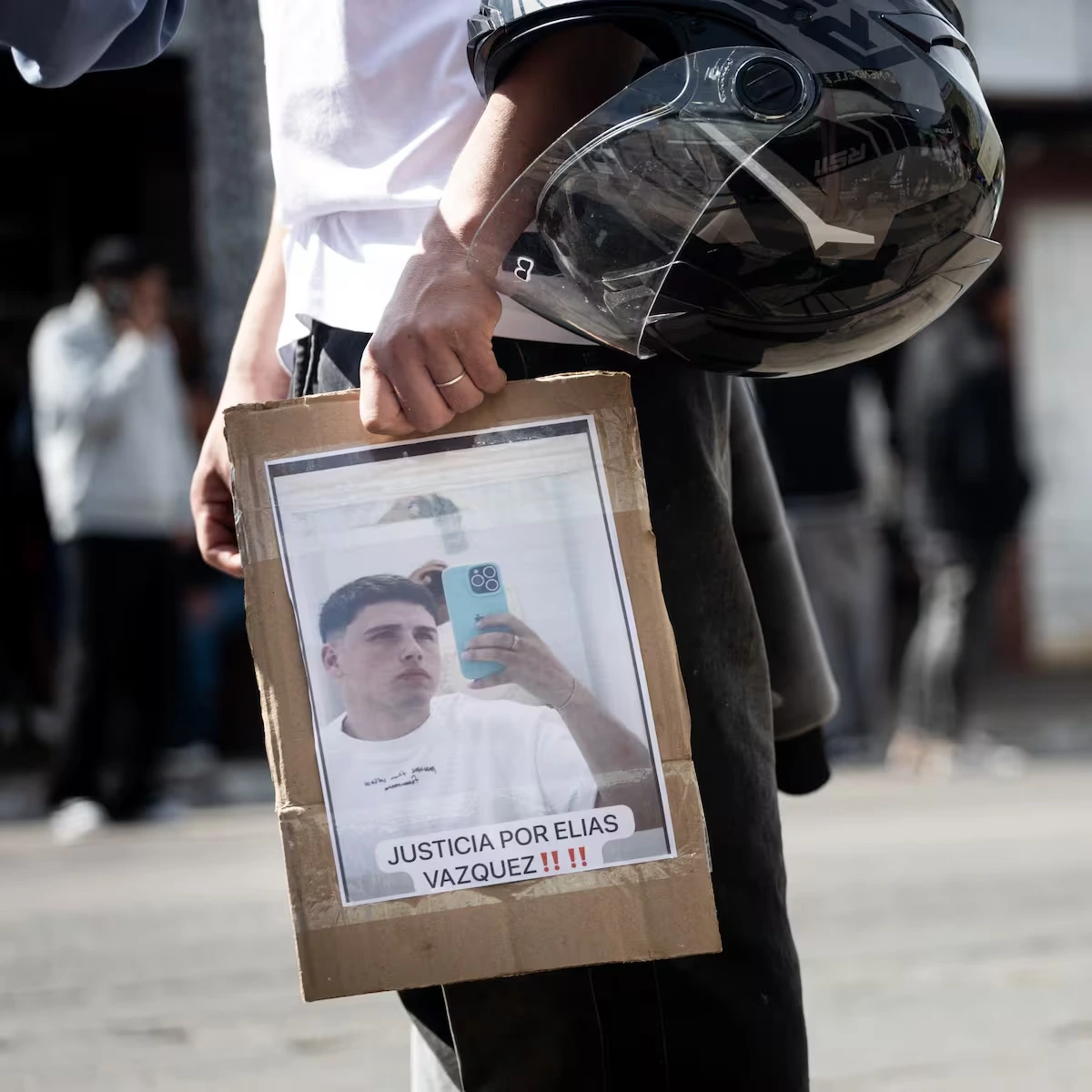 El joven asesinado.