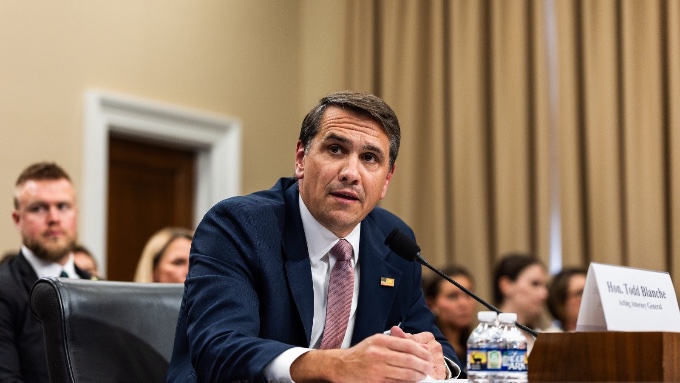 Todd Blanche será el nuevo fiscal general de los Estados Unidos. 