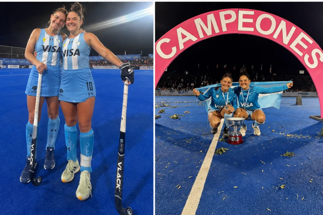 Vicky and Majo Granatto: the sisters who lifted the trophy with Las Leonas