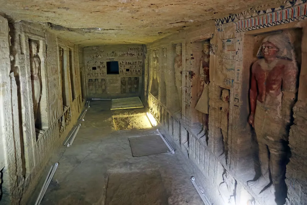 Descubrieron una tumba egipcia intacta de 4.400 años y en su interior la evidencia más antigua de una enfermedad mortal