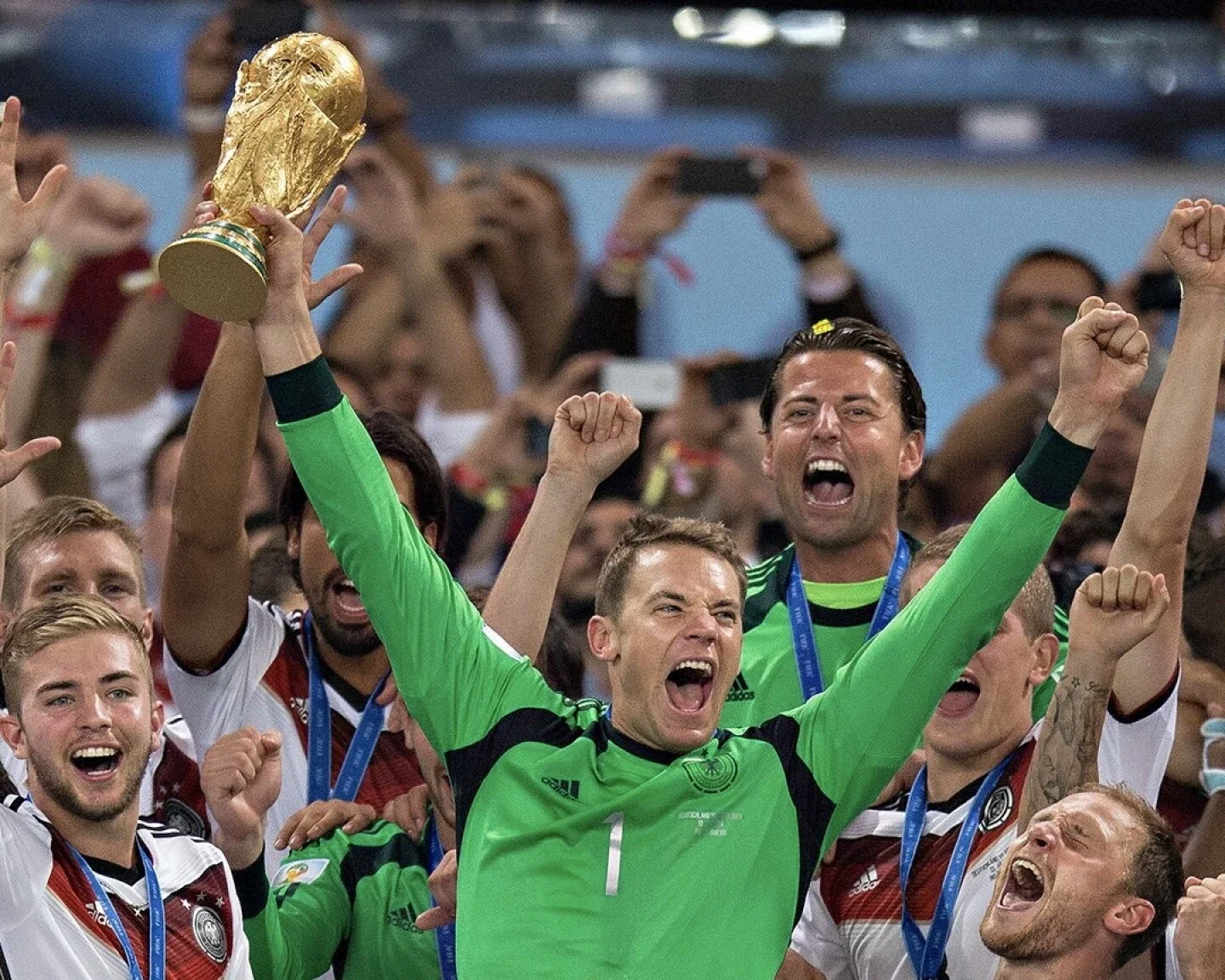 Neuer fue clave en la conquista de Alemania en Brasil 2014