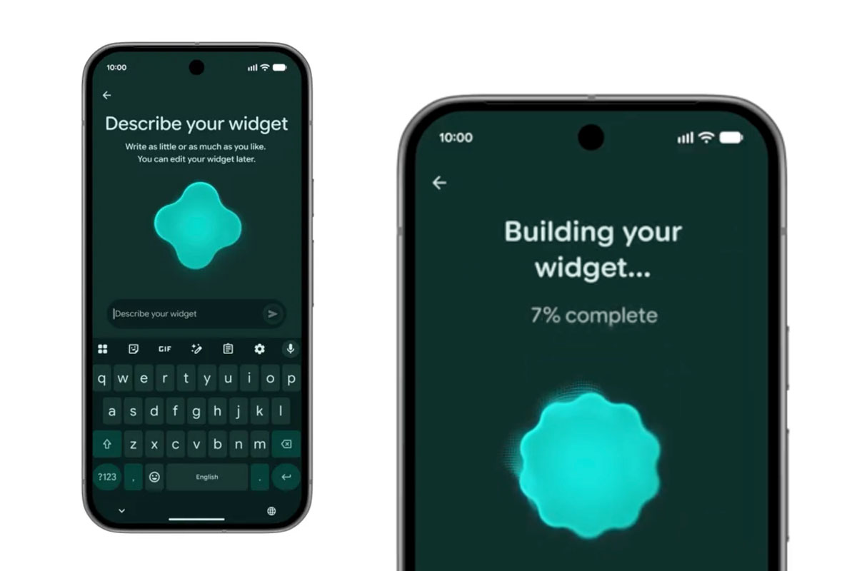 Android suma widgets creados con inteligencia artificial