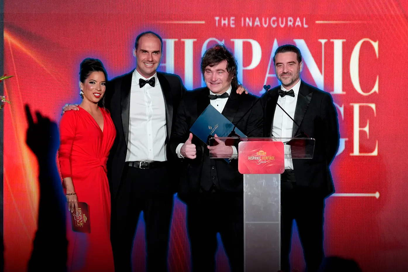 Javier Milei fue premiado por su liderazgo e impacto global por Javier Negre en la Hispanic Heritage Gala