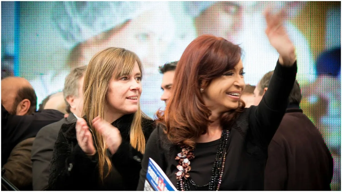 Juliana Di Tullio and Cristina Kirchner