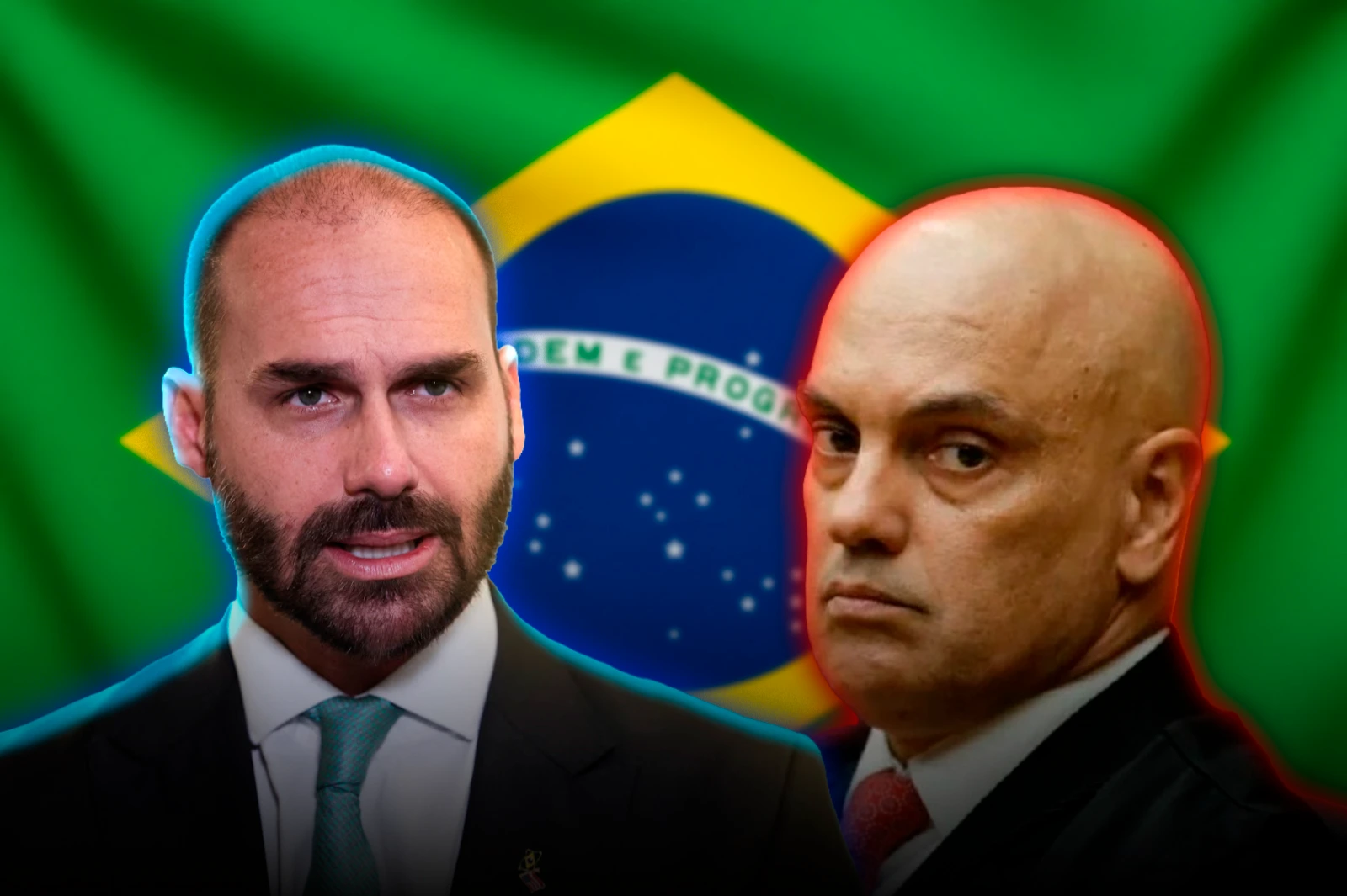 Eduardo Bolsonaro explotó contra Moraes tras la orden de detención: “Si me pasa algo, no cedan”