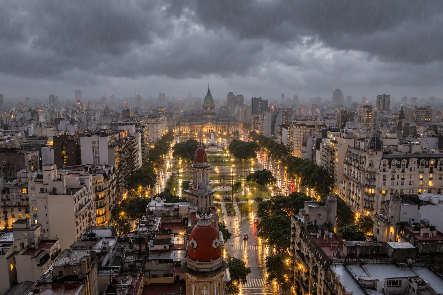 Tormentas fuertes en el AMBA: cuándo mejora el tiempo y qué se espera para el fin de semana