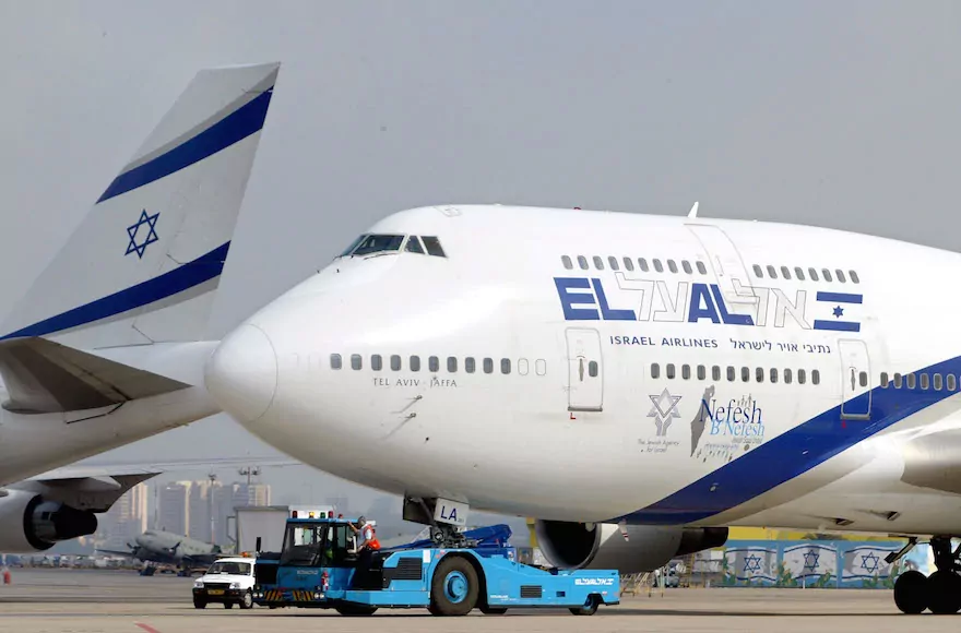 Aviones de EL AL.