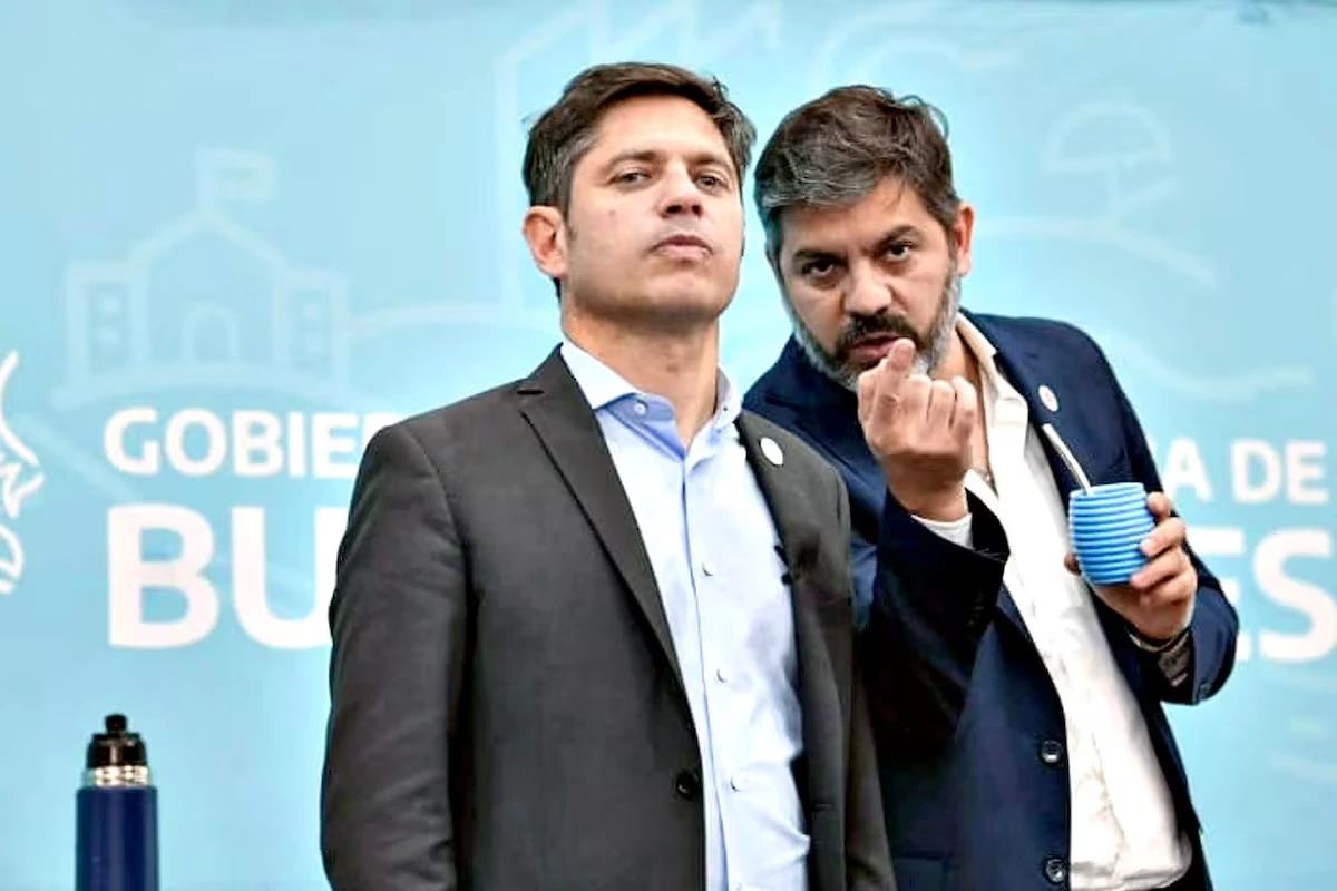 Axel Kicillof y Carlos Bianco.