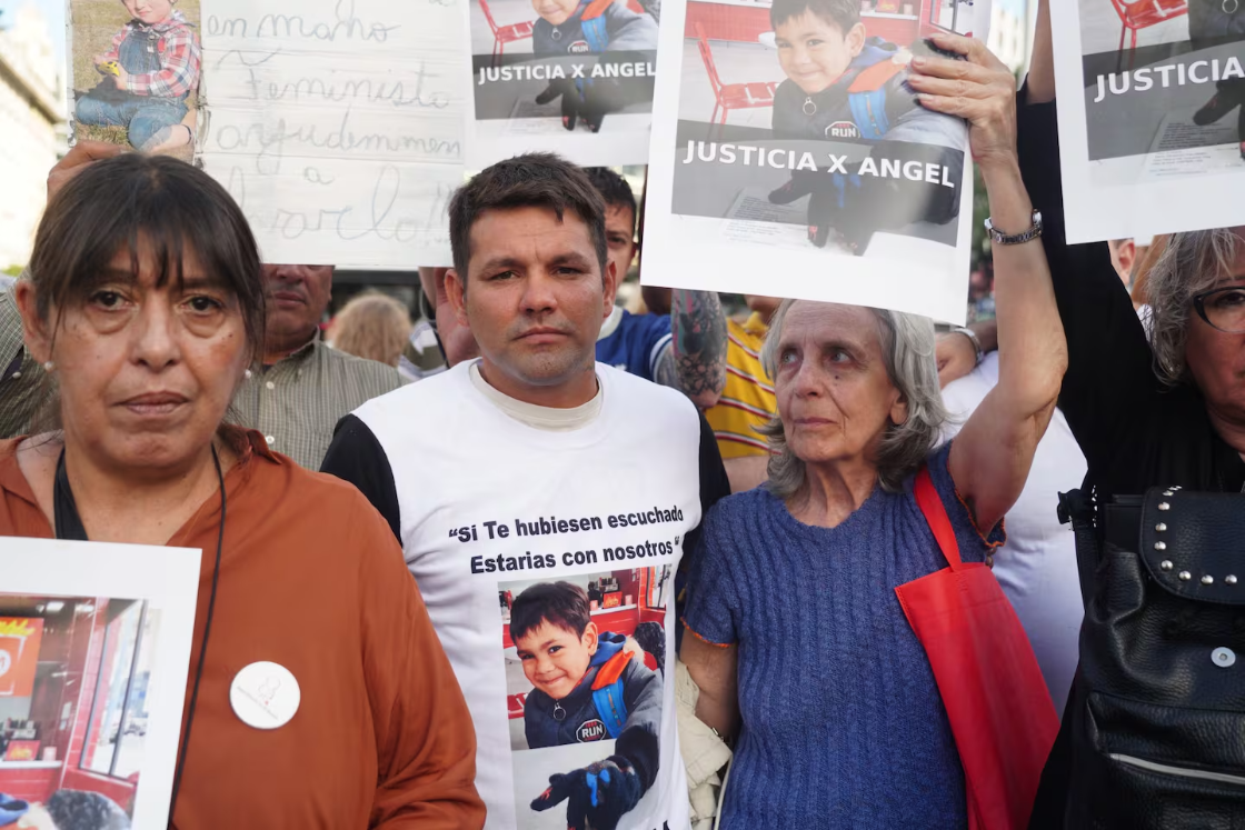 Ángel's father asking for justice for his murdered son