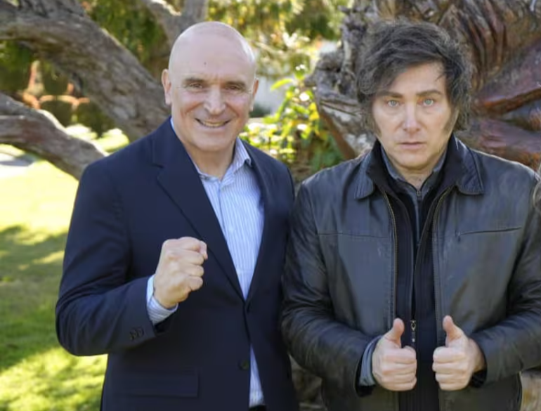 Javier Milei y Espert.