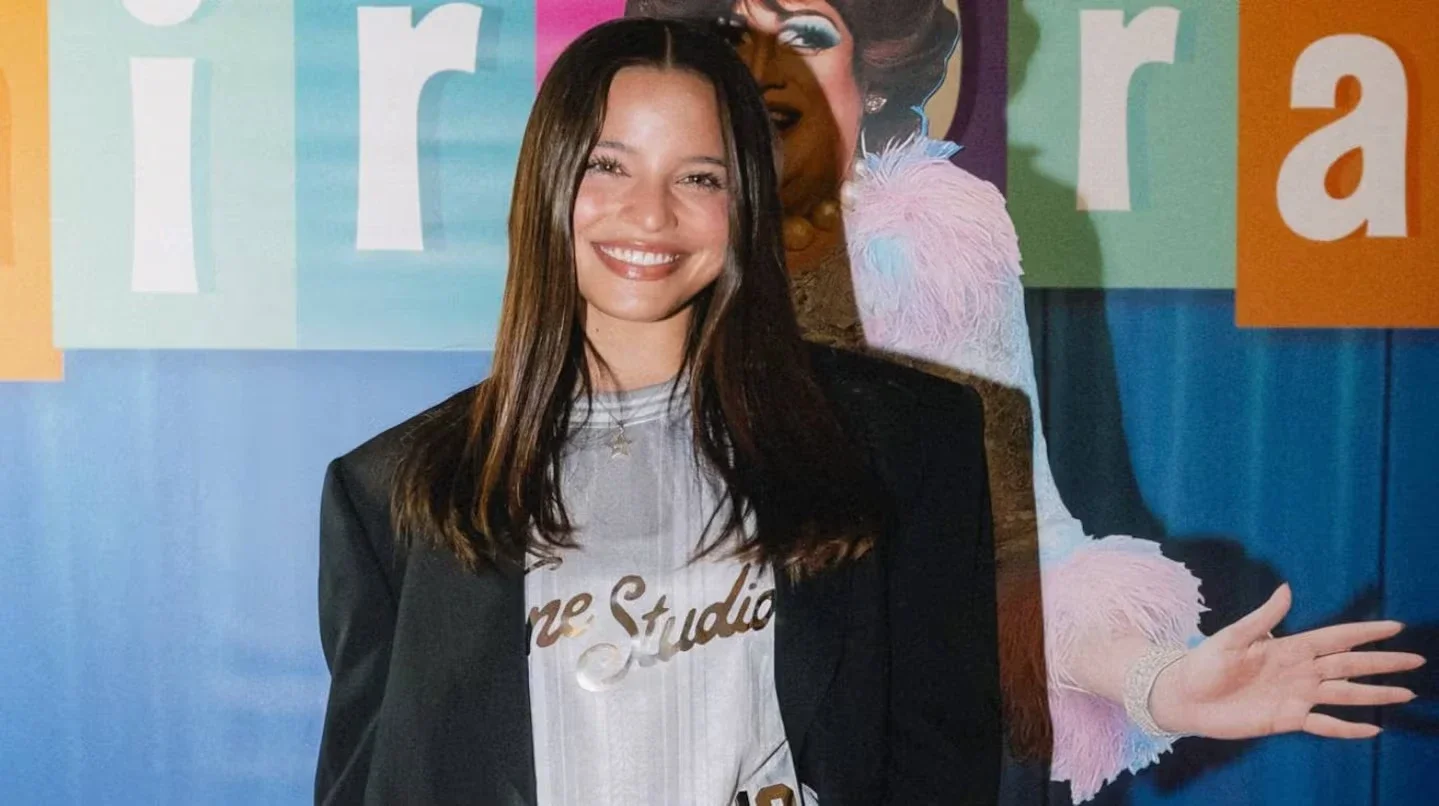 Emilia Mernes asistió a una obra en la calle Corrientes (Foto:  instagram/hairsprayelmusical)
