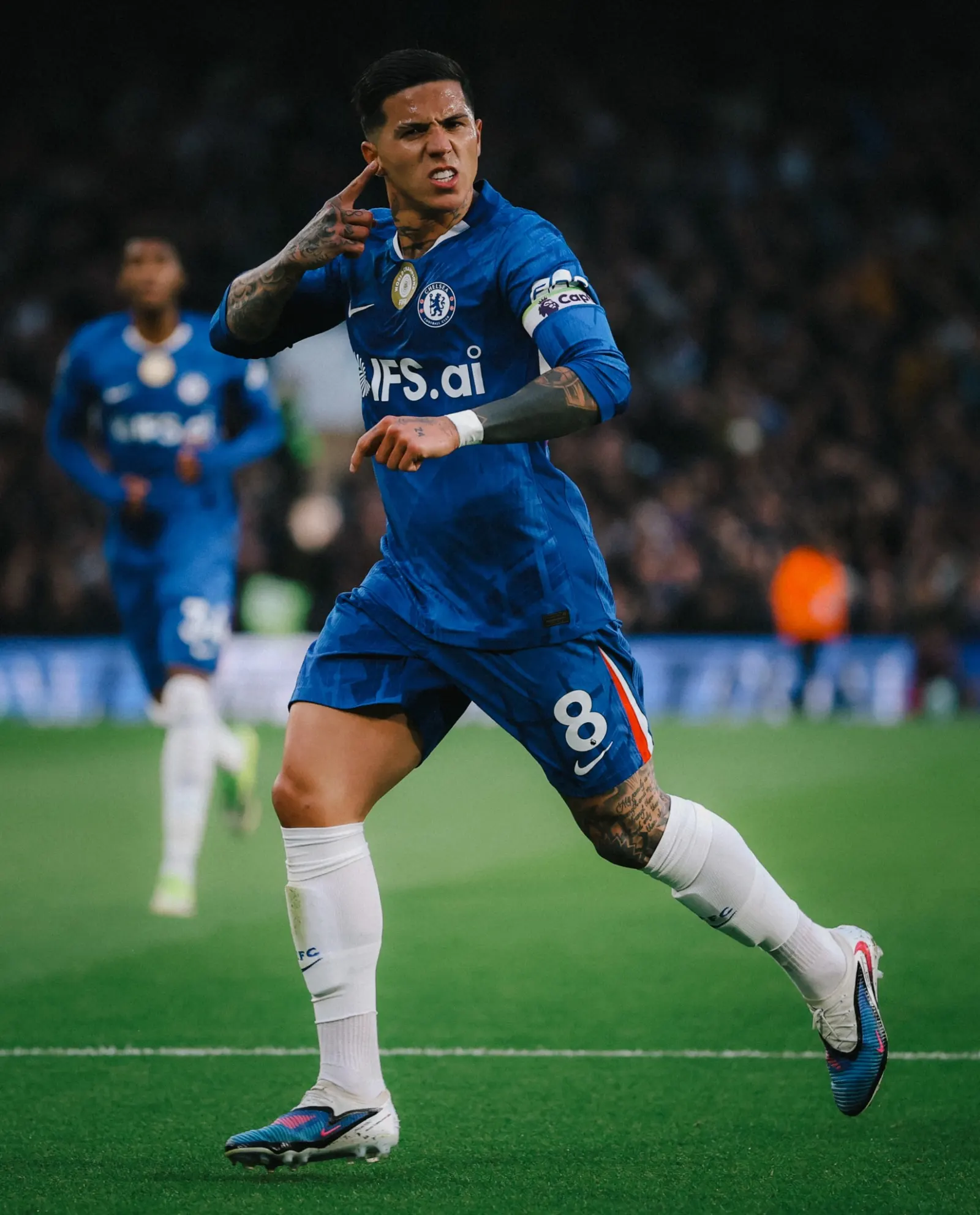 Enzo Fernández se fue del Chelsea