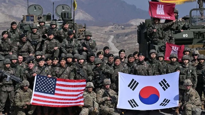 Los ejercicios militares conjuntos entre Seúl y Washington se realizan de forma anual, aunque su intensidad ha bajado con los años. 