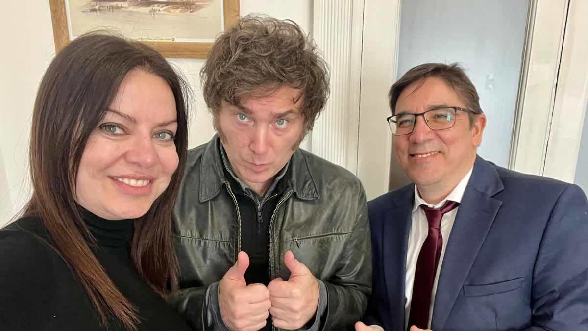 Javier Milei, Sandra Pettovello y Alejandro Álvarez.