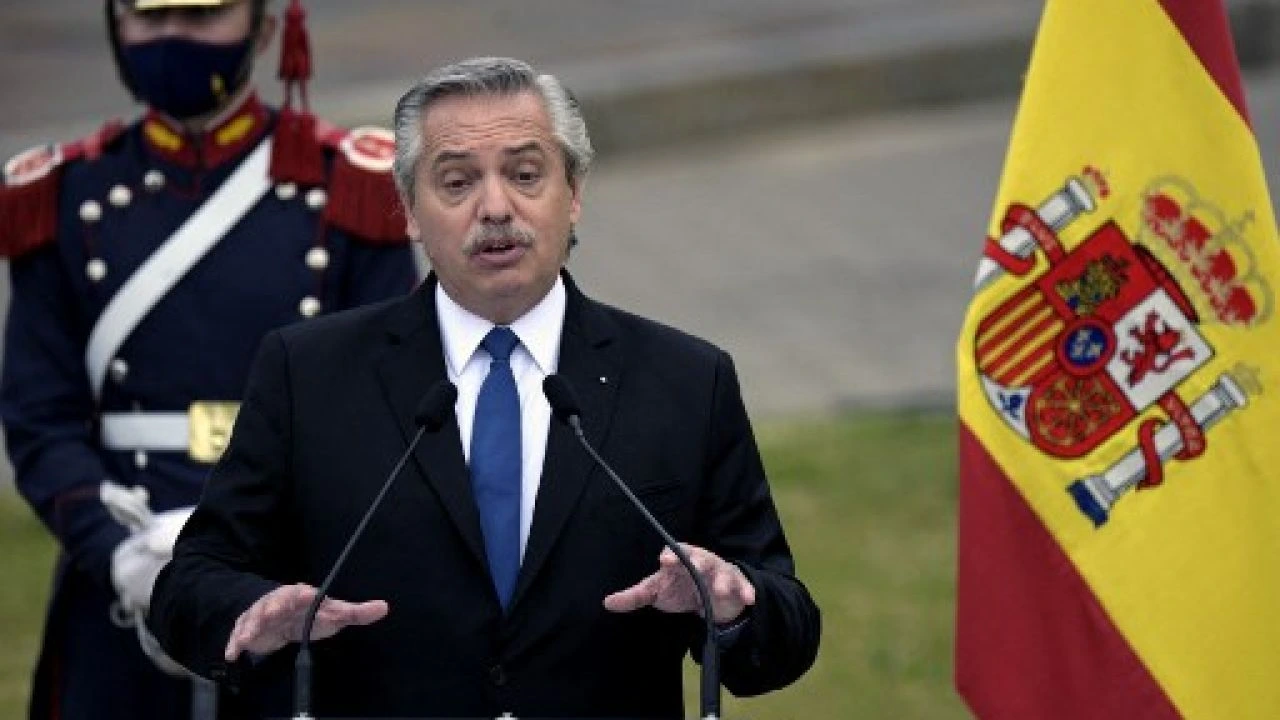 Alberto Fernández in 2021