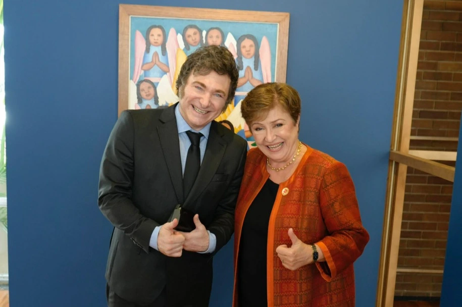 Georgieva respaldó la gestión de Milei y anticipó que Argentina podría pagar antes su deuda con el FMI