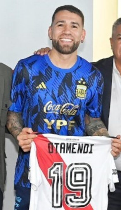 Otamendi tendría toco encaminado para llegar a River