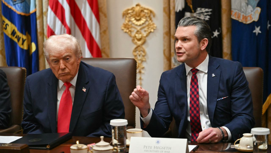 Trump and his Secretary of War, Pete Hegseth