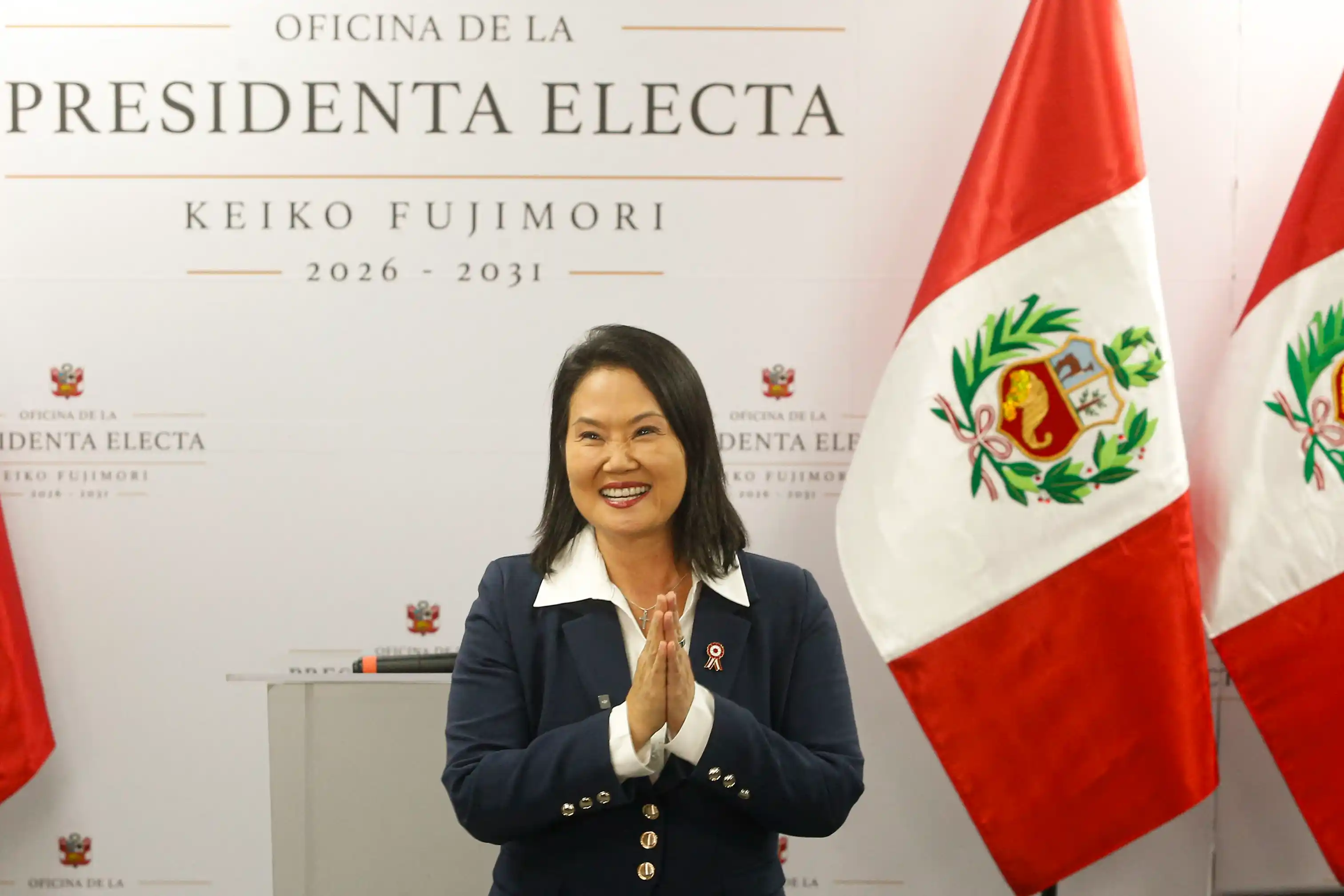 Keiko Fujimori se prepara para dar previsibilidad a su futuro Gobierno.