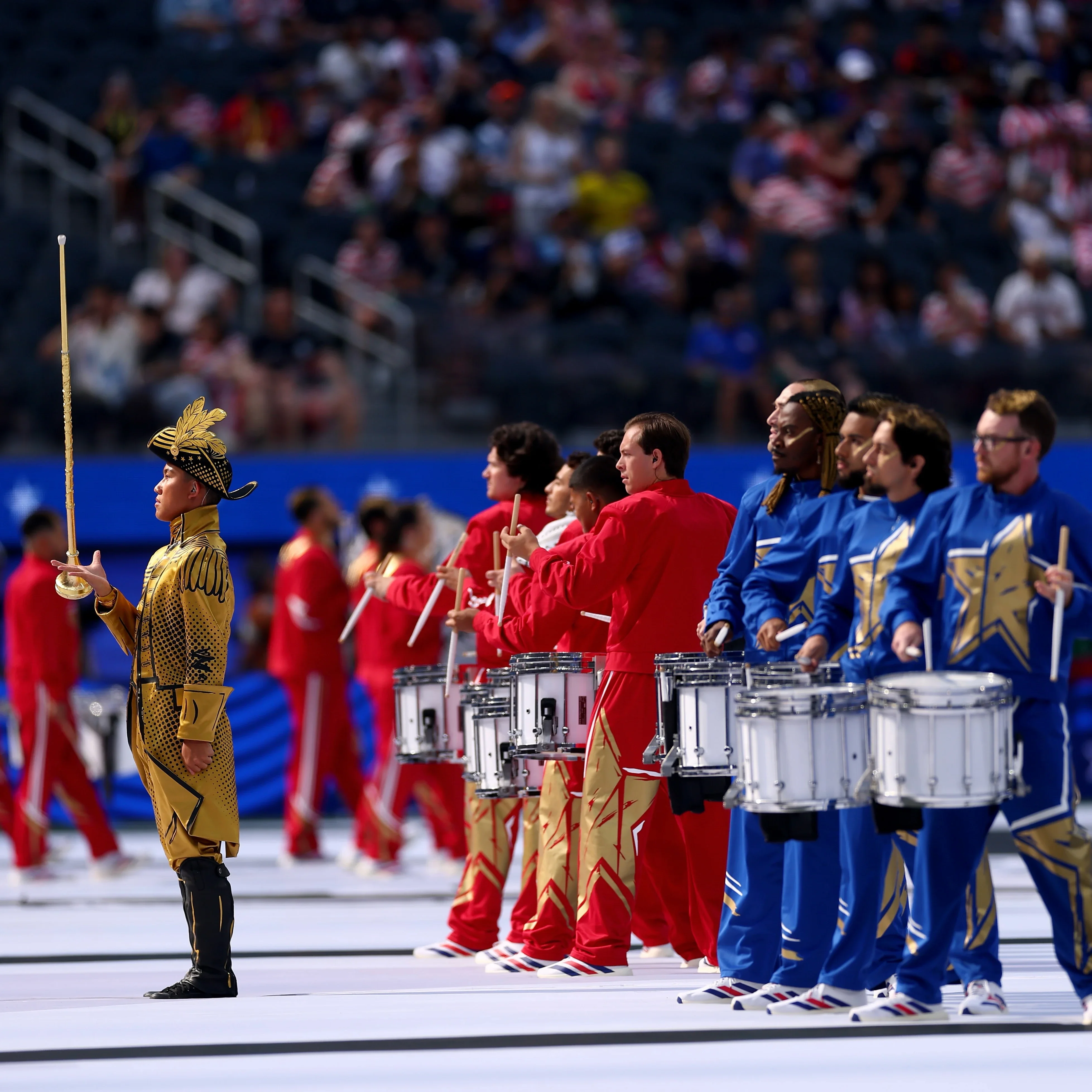 El show de apertura en Los Ángeles