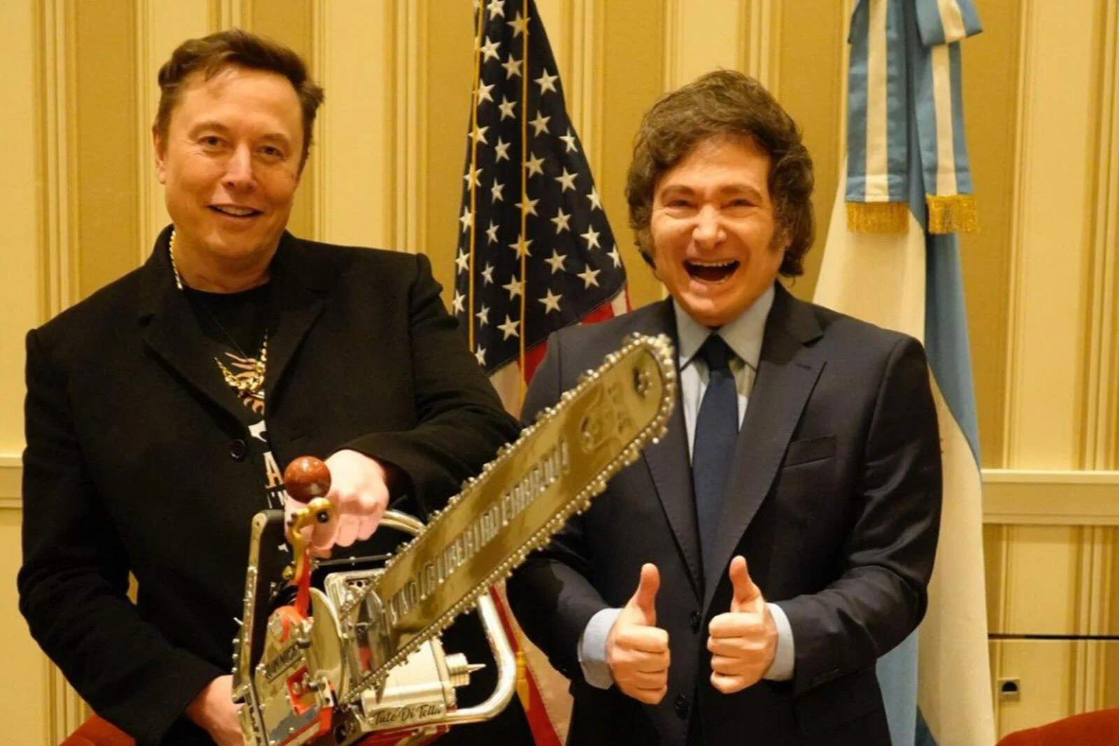 Javier Milei y Elon Musk