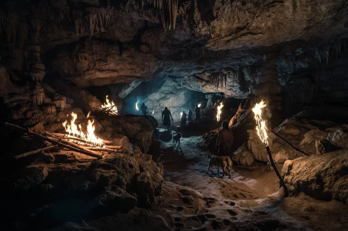 Historical discovery: 14,400 years ago, a group and a dog illuminated a cave with pine branches