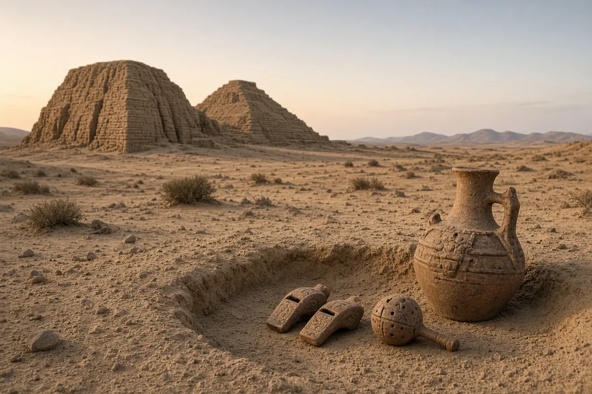 Hallan sepultura de un niño de 1.500 años en Huacas de Moche