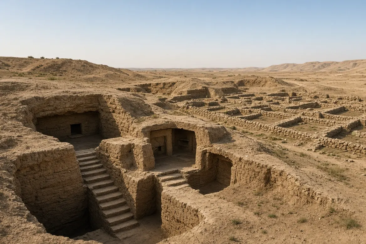 Hallan un campamento romano y tumbas talladas en roca en el Delta del Nilo